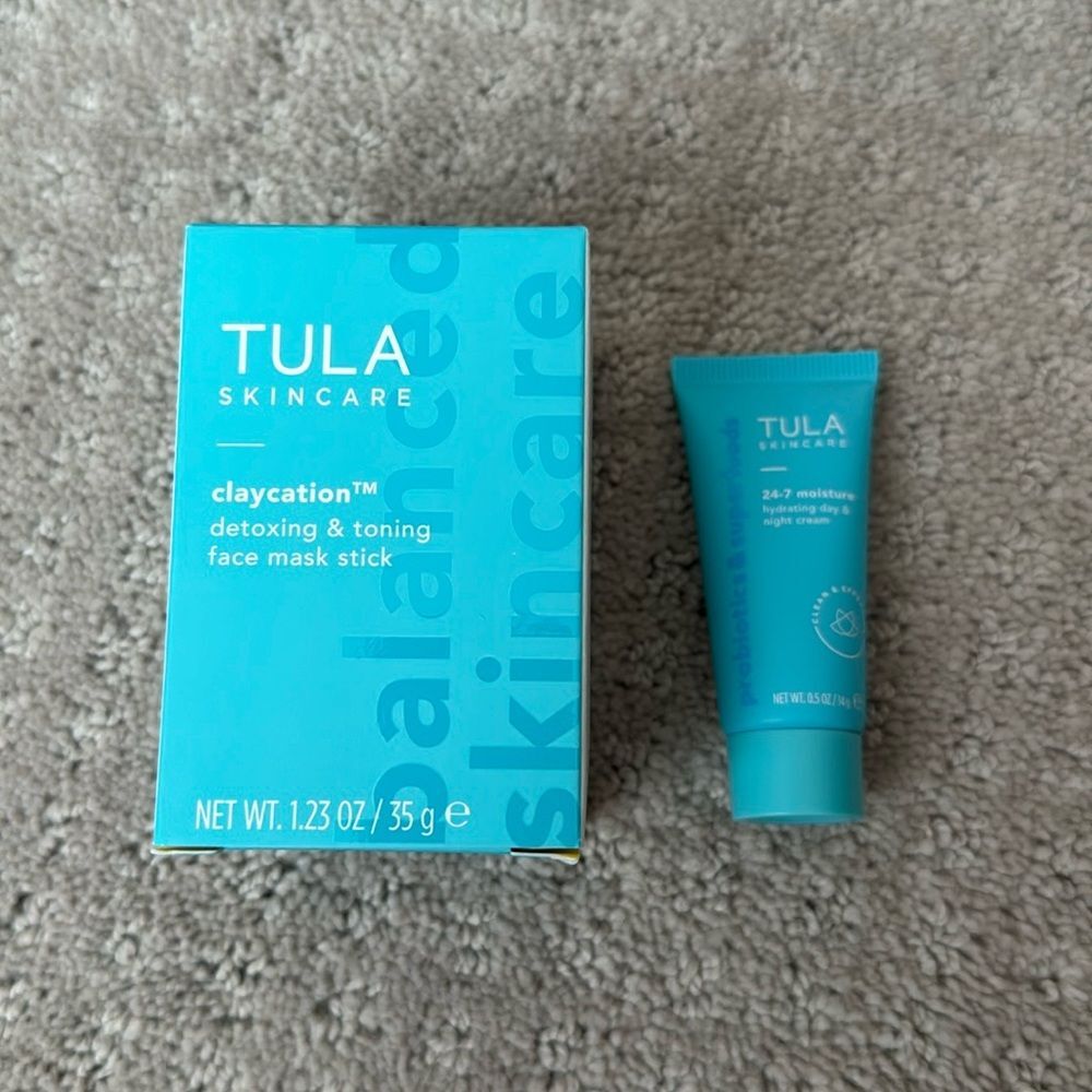 NEW TULA Skincare Duo – Claycation Detox Mask + 24-7 Hydrating Cream